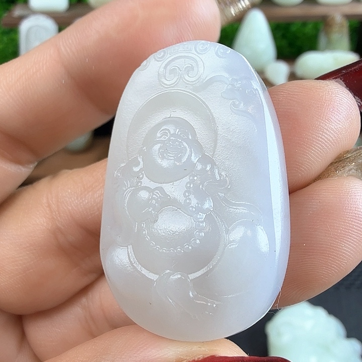 和田玉吊坠(不含链)未镶嵌