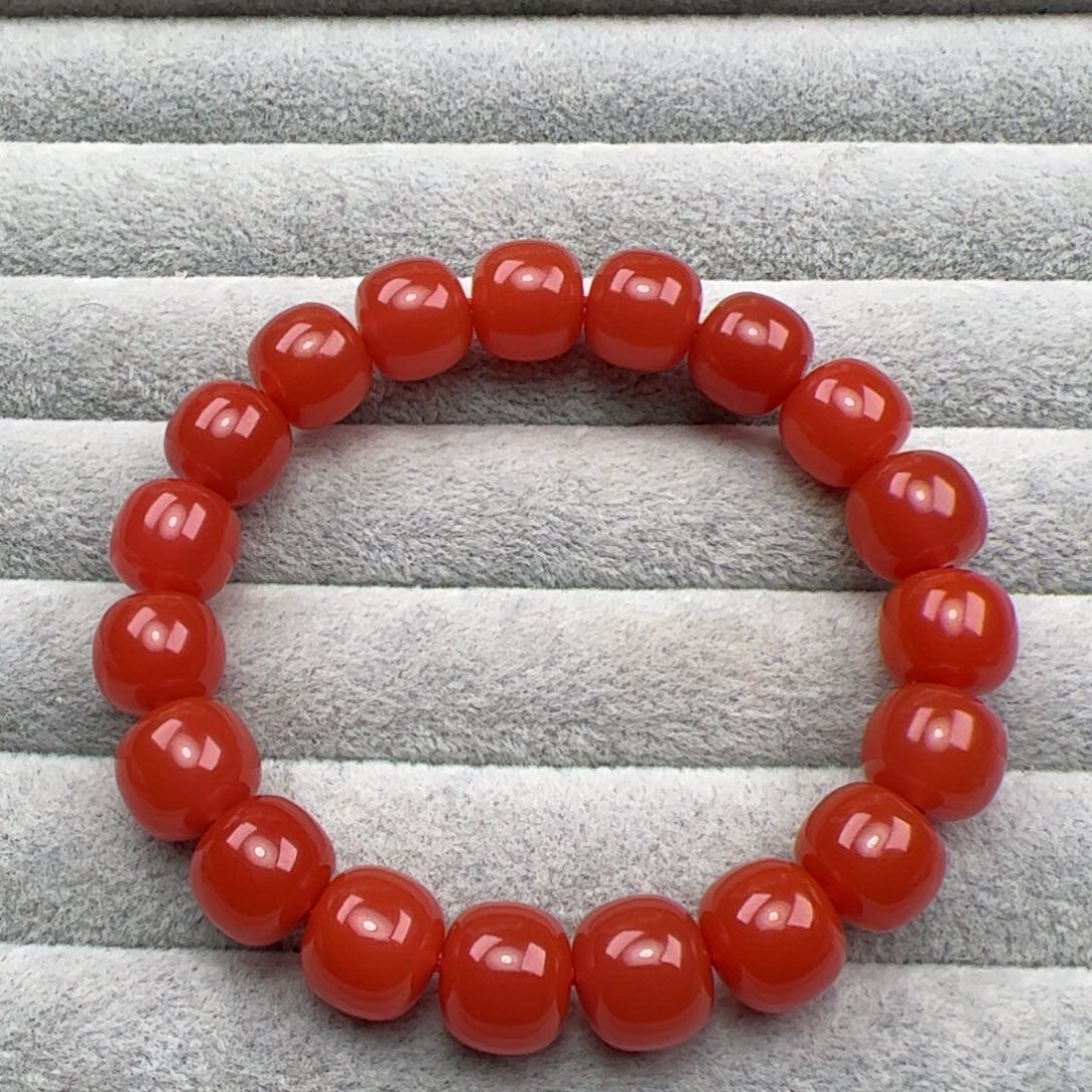 南红玛瑙原矿南红11mm未镶嵌新**白