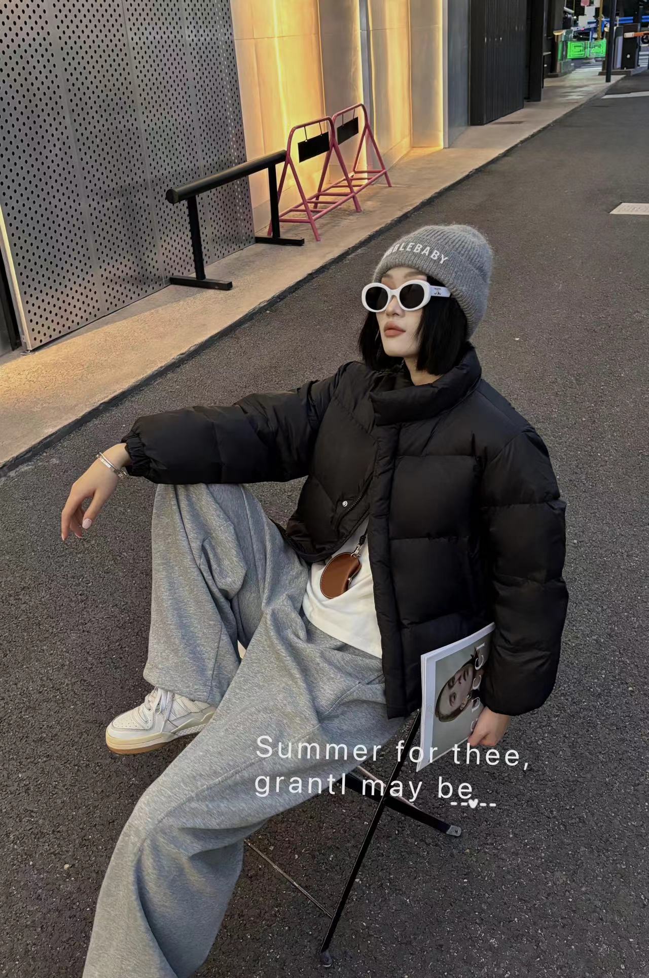 小个子羽绒服女短款立领保暖百搭休闲时尚秋冬宽松加厚白鸭绒外套