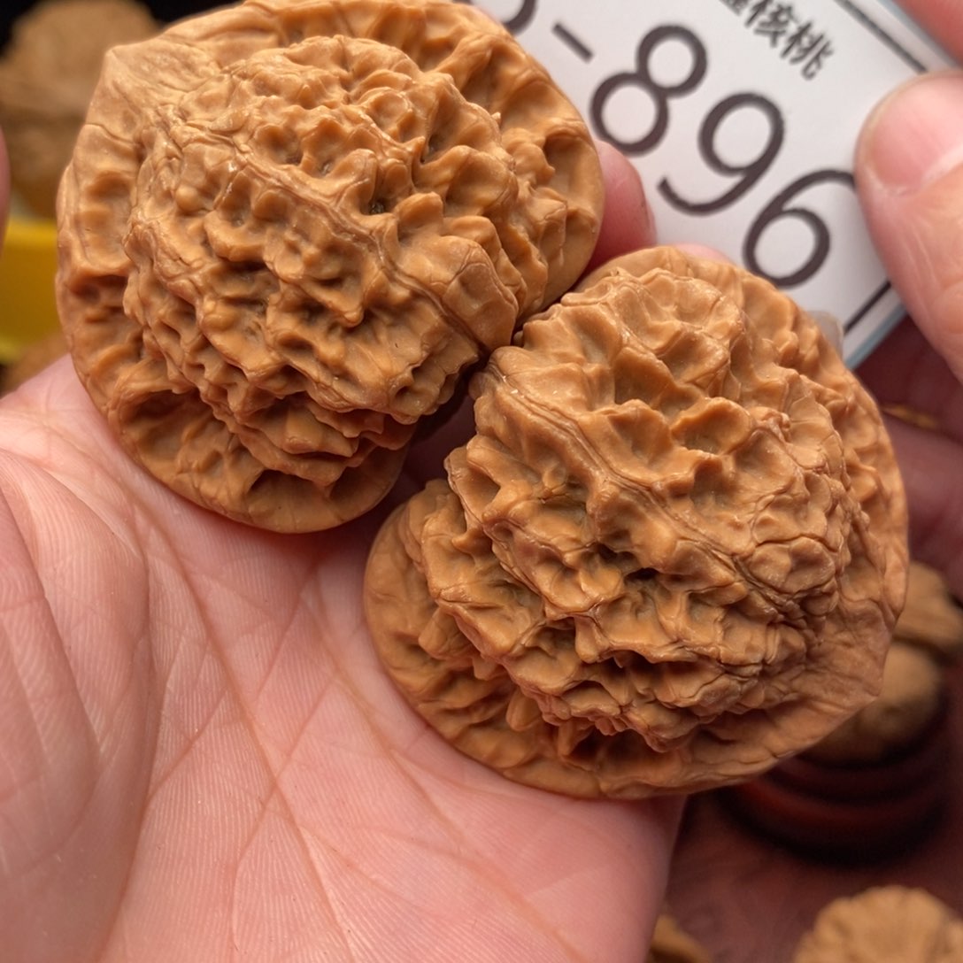 文玩核桃把件官帽46