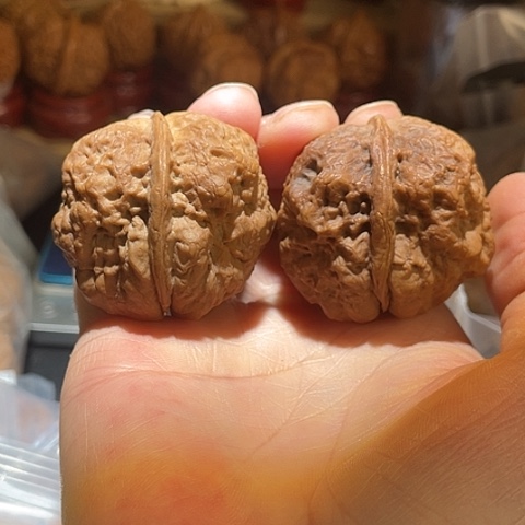 把件文玩核桃老疙瘩带彩42