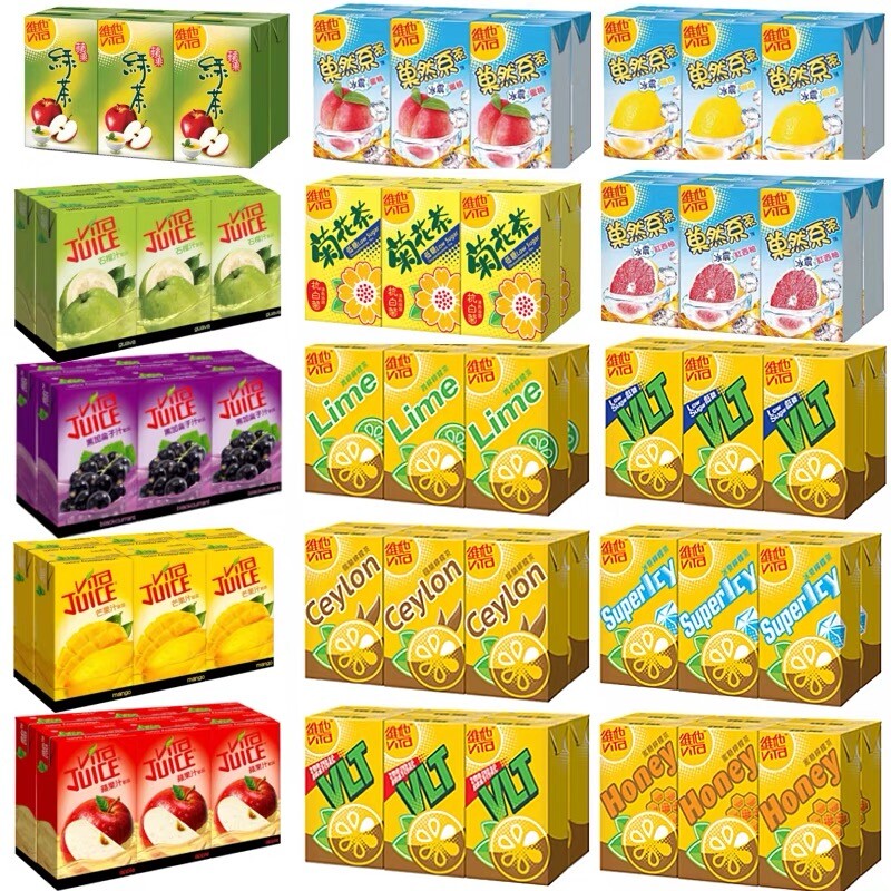 香港进口【维他Vita 】港版柠檬果茶饮料锡兰冰震柠檬茶鸭屎香