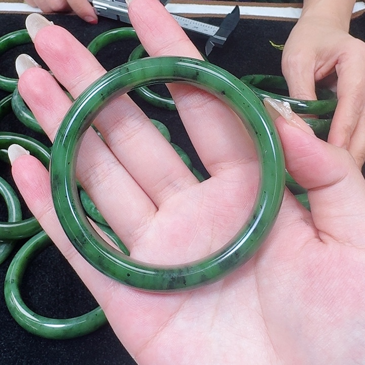 和田玉（碧玉）圈口63未镶嵌