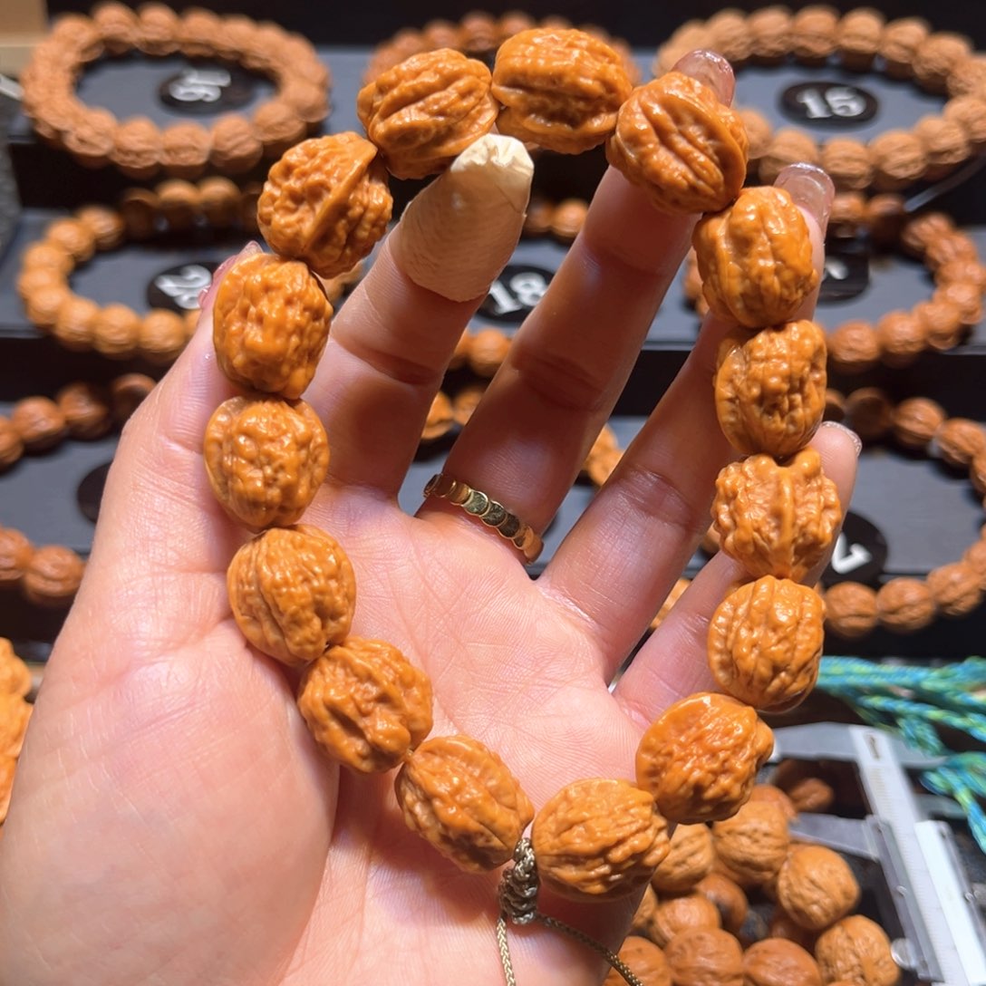 文玩核桃手串麦*石精品
