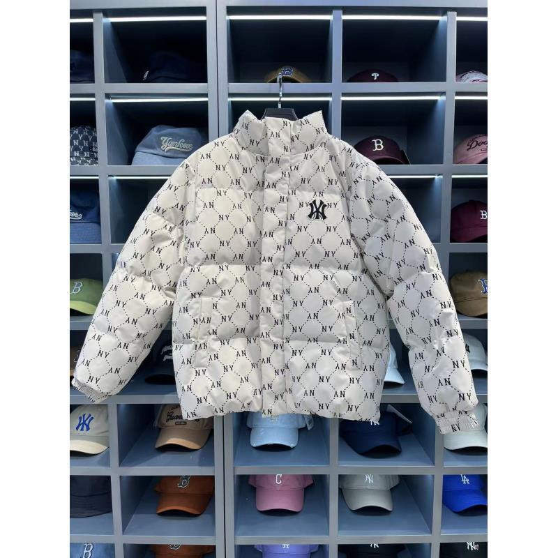 NY联名款棉服满印男女老花同款时尚休闲百搭小外套冬季  201 小林