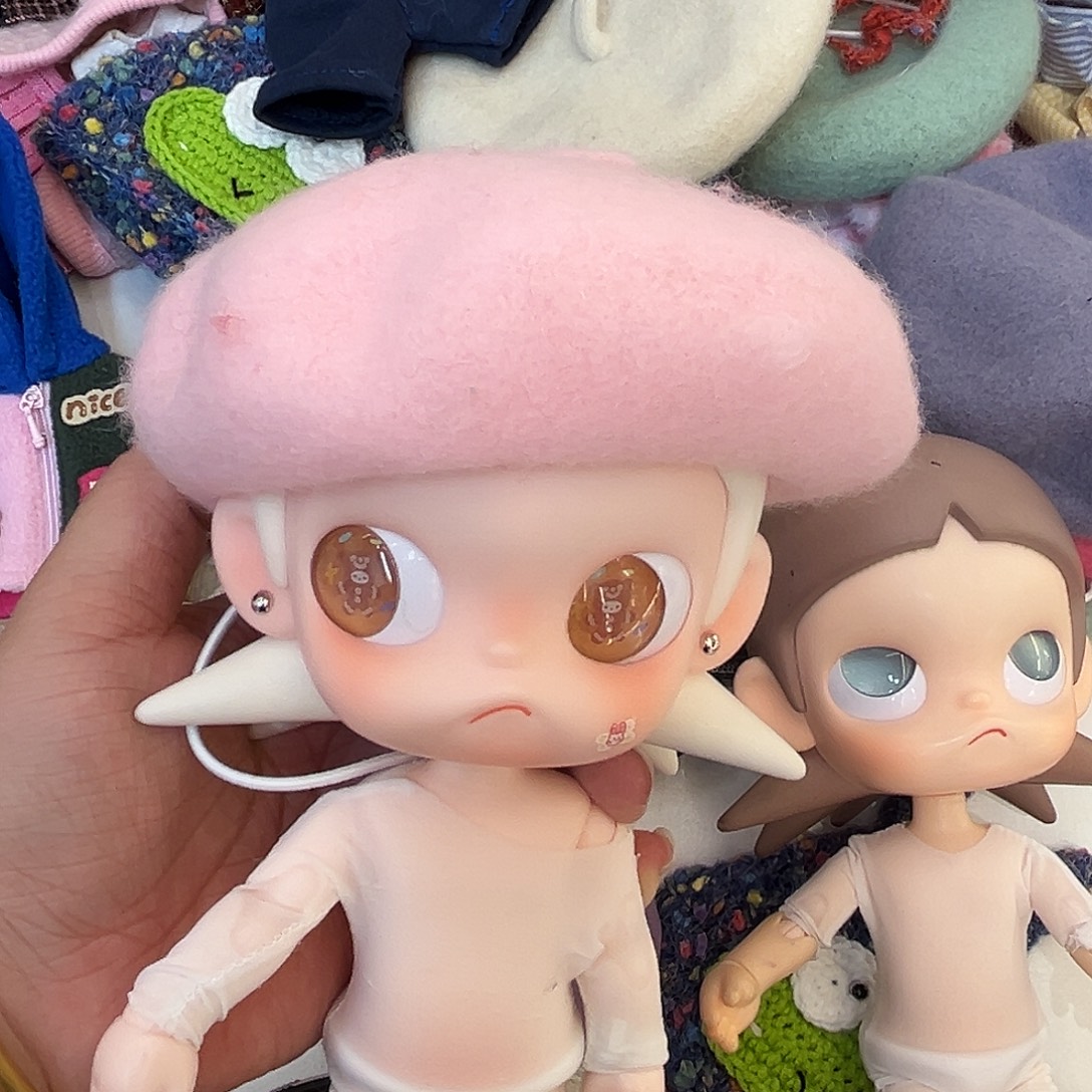 浅粉色贝雷帽新款