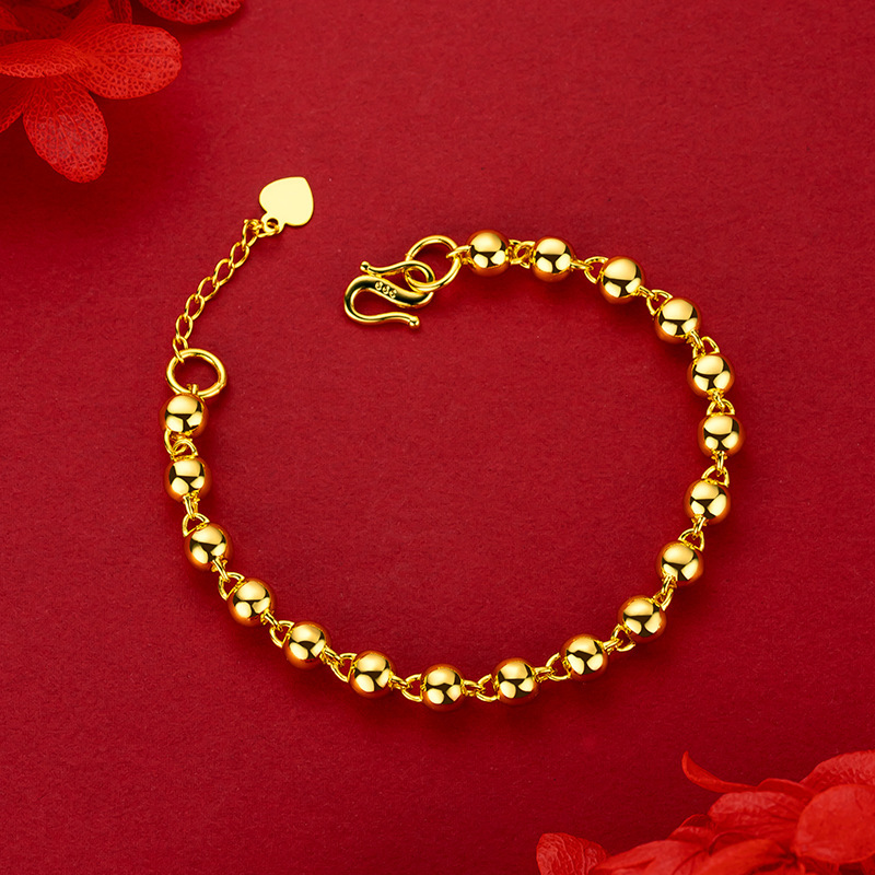 合金手链 女士圆珠卡6手链