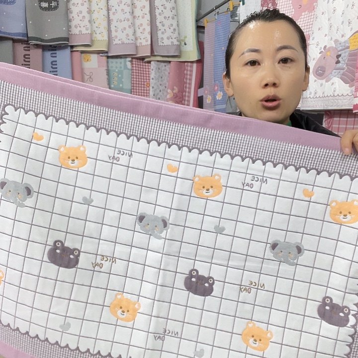 棉处理特价粉色小白熊