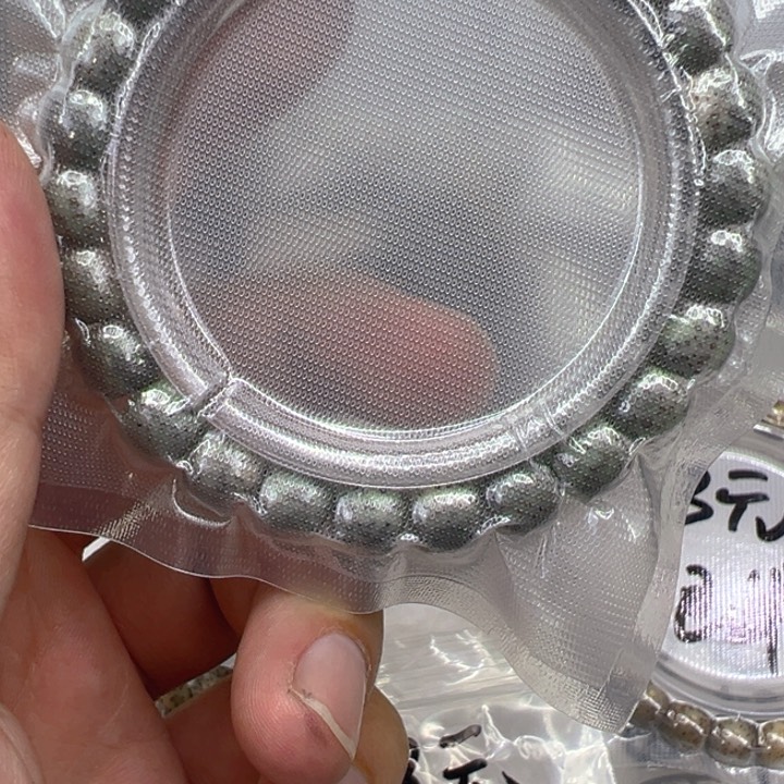 星月菩提手串16尽头糯冰石玉星月菩提单圈9×8