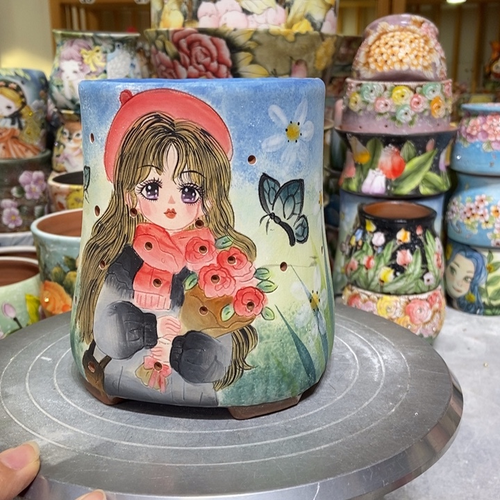 景德镇艺术手绘作品