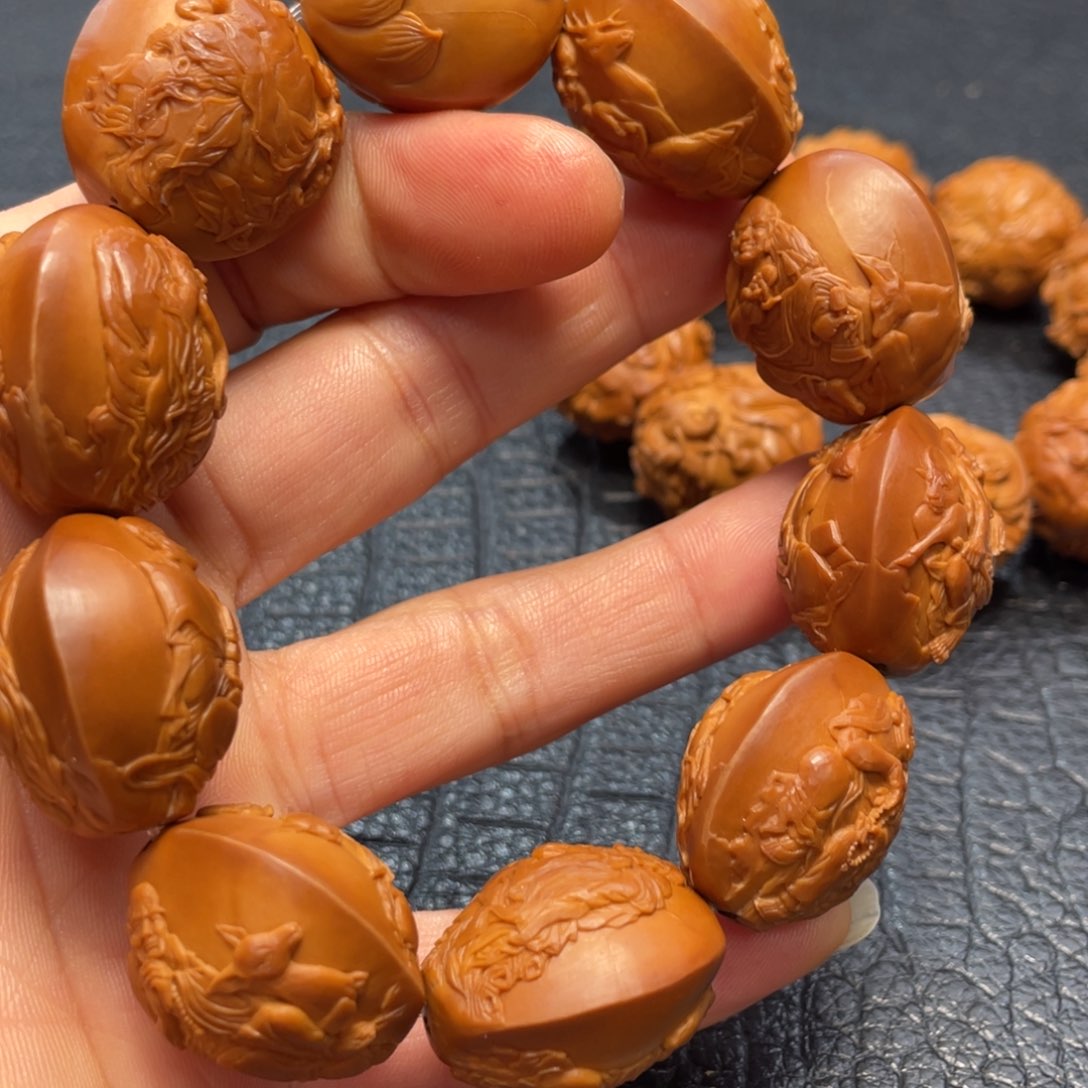 橄榄核手串/手链A****n骑兽十八罗汉