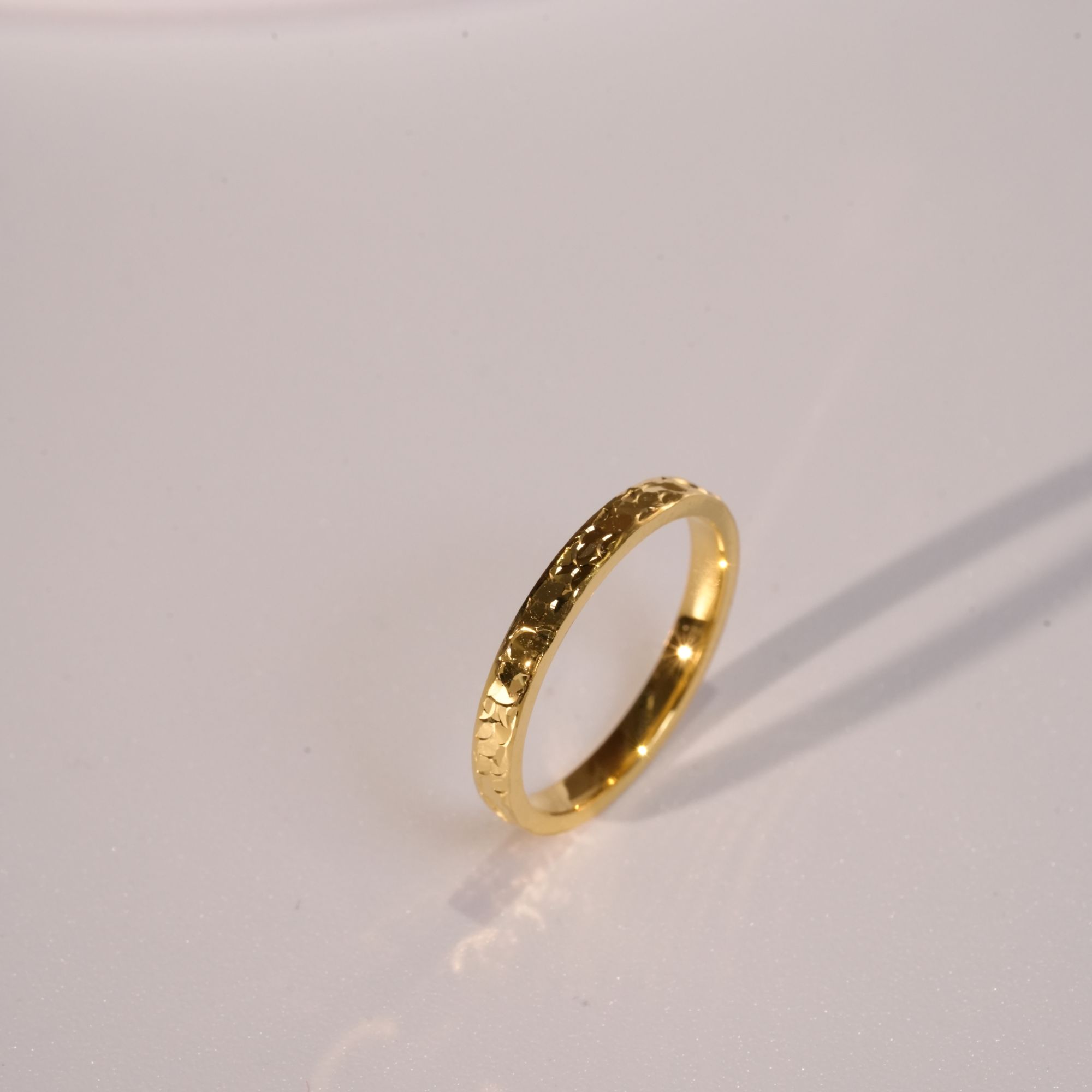 【雅婷专属】足金999精品5G戒指（圈口）#16.5 3.0 GPT010
