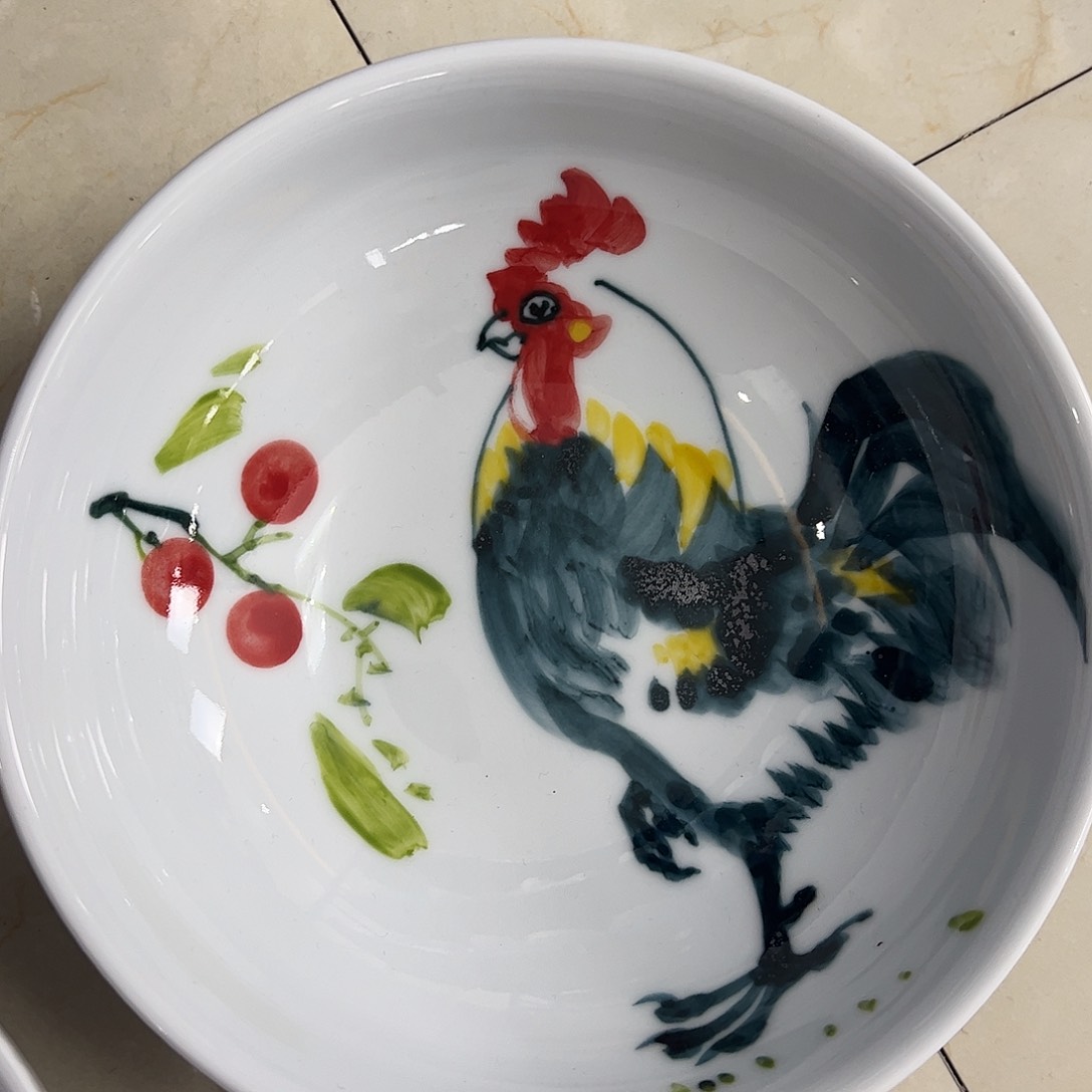 瓷片景德镇陶瓷手工手绘制作