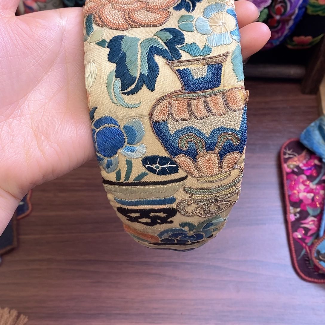 刺绣老绣手工刺绣发箍