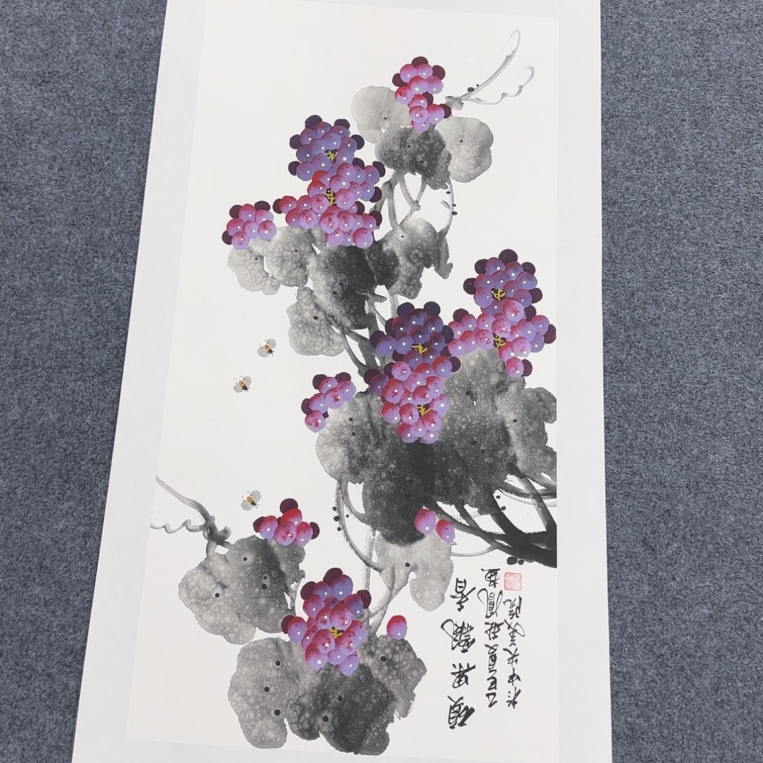 无***生国画绘画作品欣赏展示