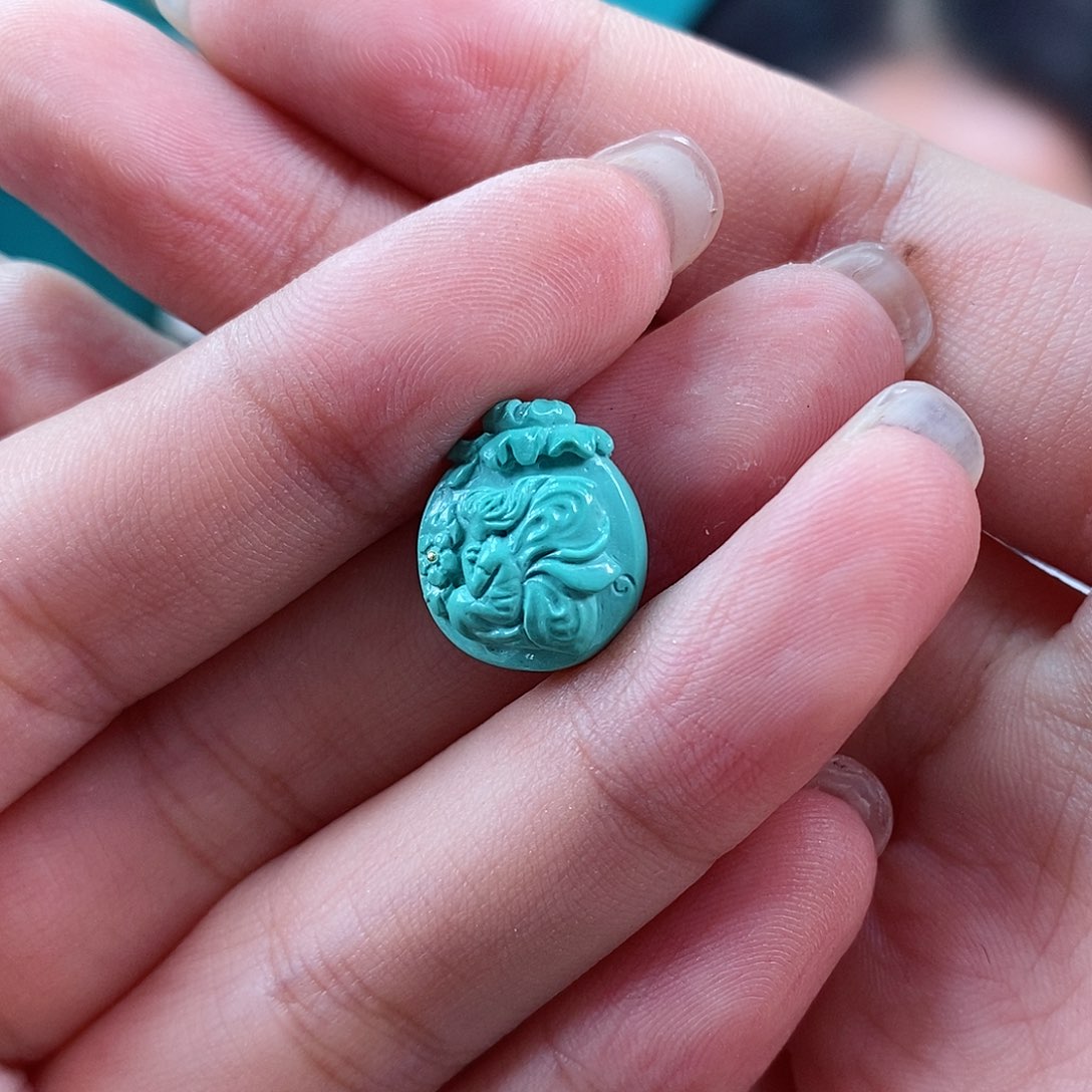 绿松石珠宝奇石未镶嵌