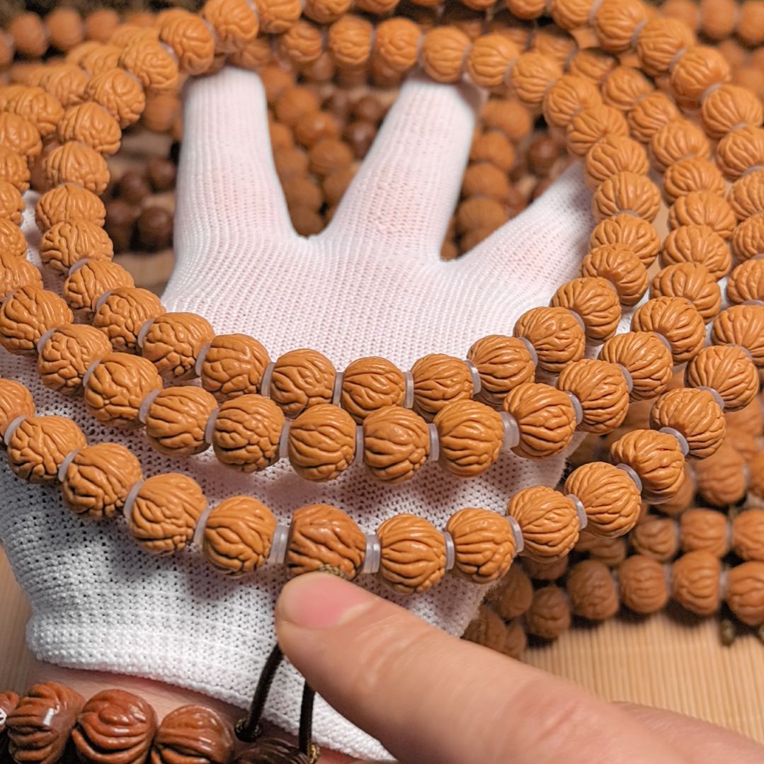 桃核吊坠风羽龙纹脖挂