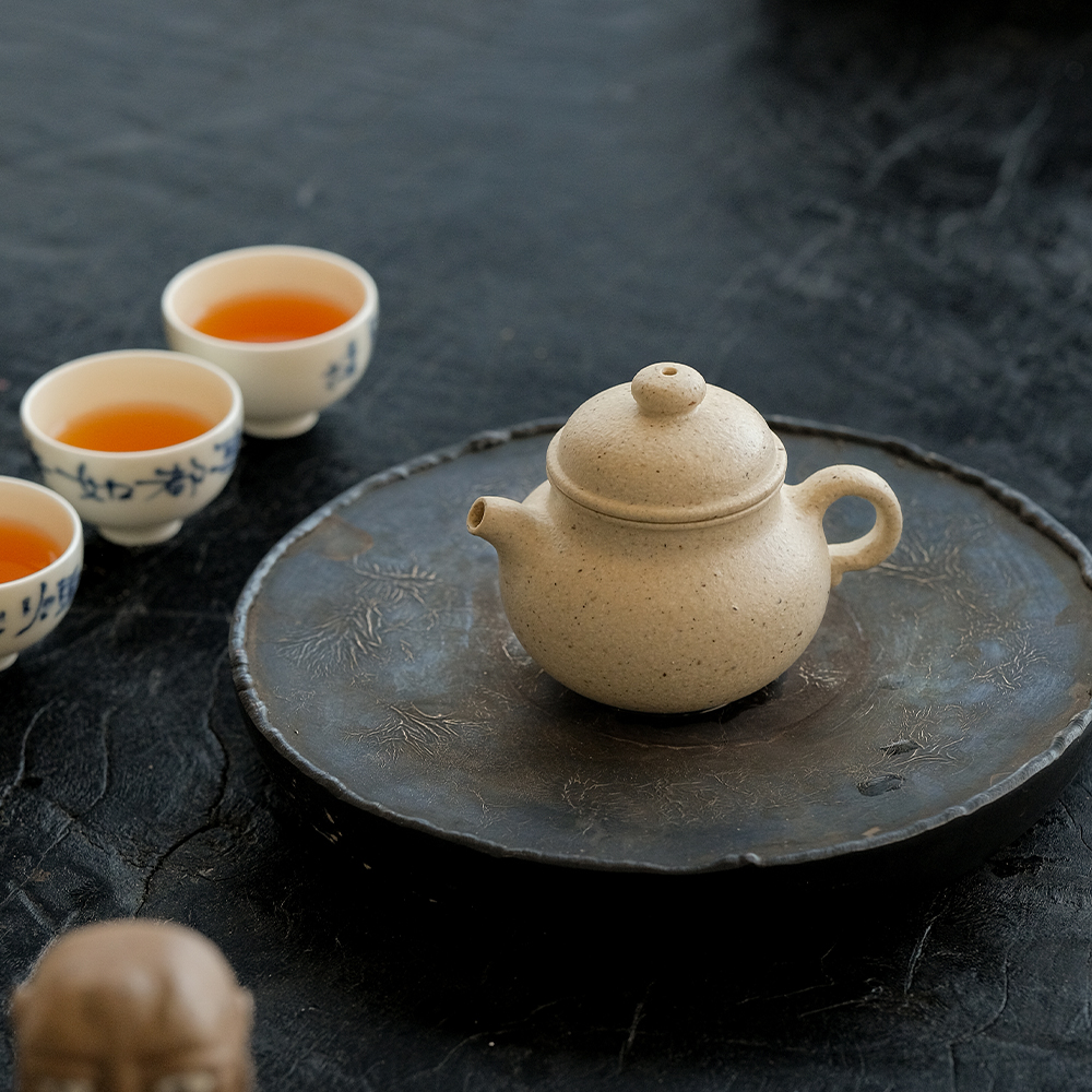 【松泉茶器】 | 《芝麻汤圆》 白段泥 60cc创意  可爱  手工茶壶