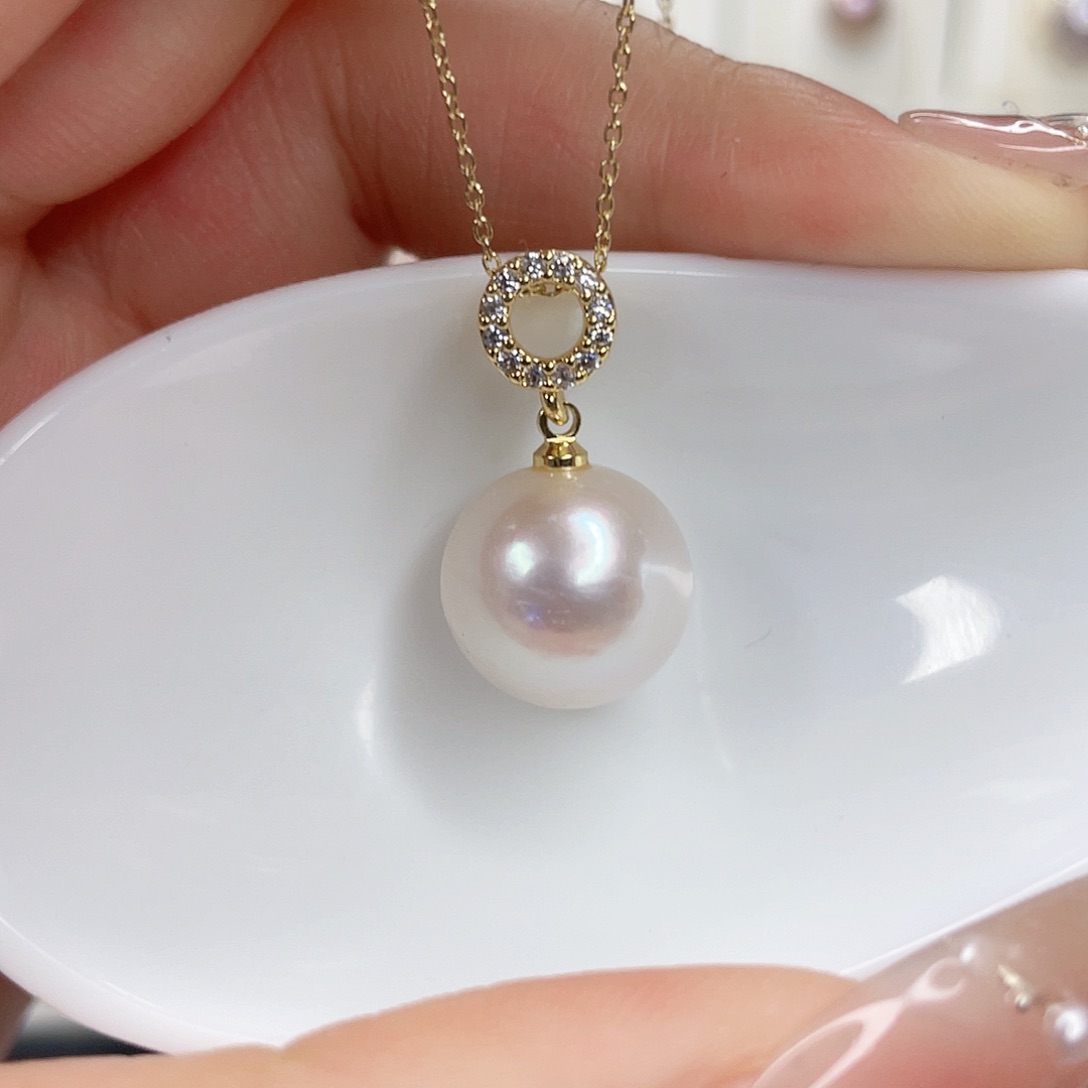 淡水珍珠未镶嵌吊坠(赠链)