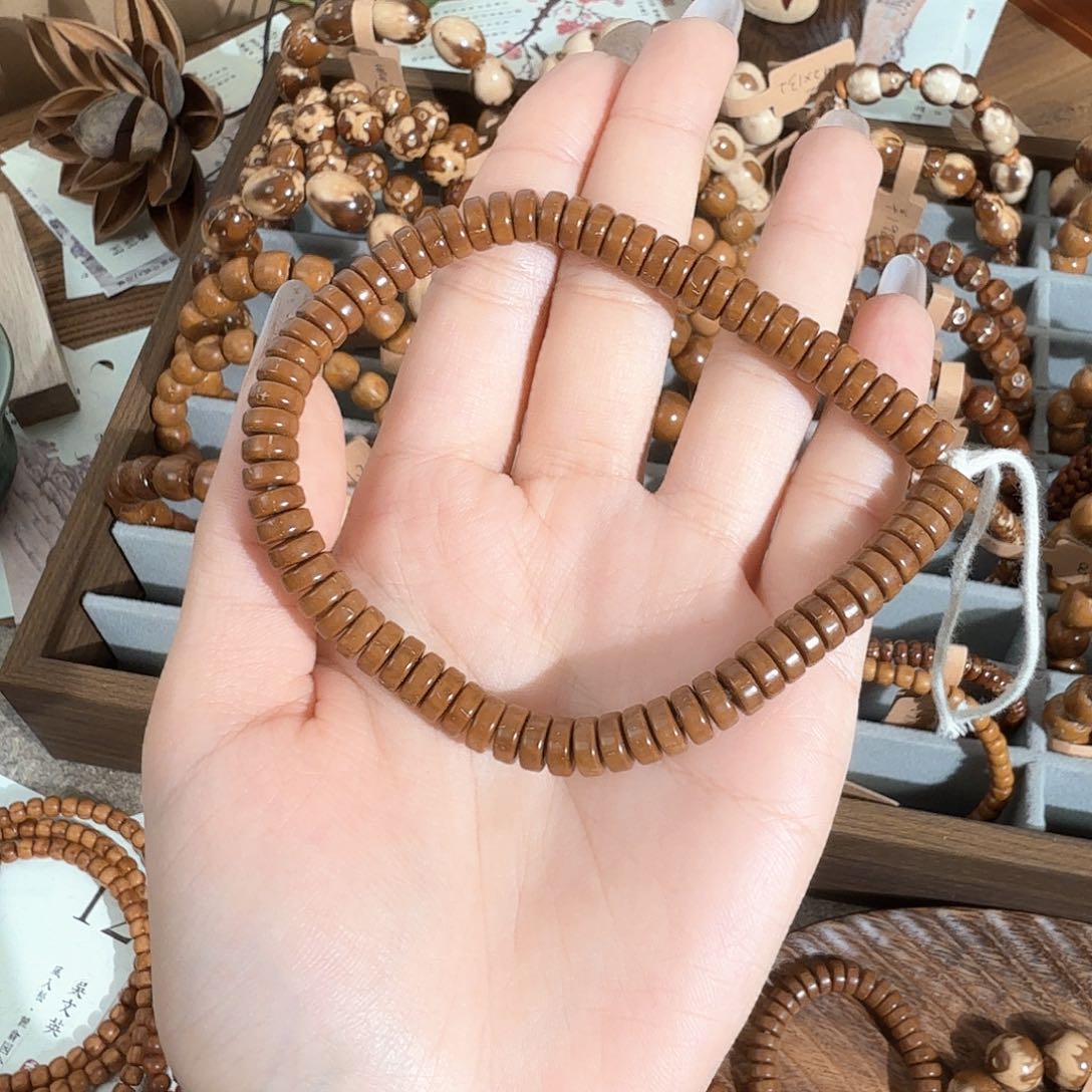 紫金鼠手串可**爸7.2*3檀韵红皮单圈纯肉实心