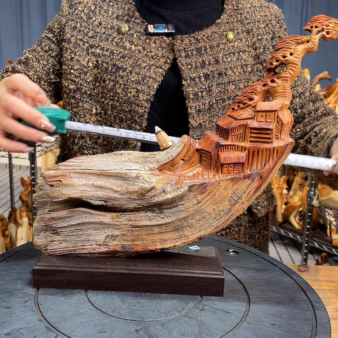 柏木（崖柏）山水倒流香送两盒香