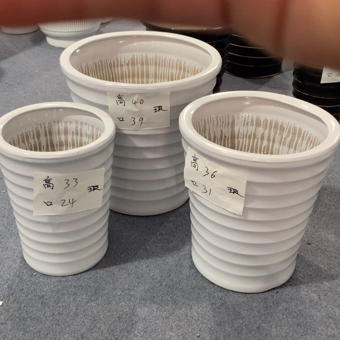 高温陶瓷花盆微瑕