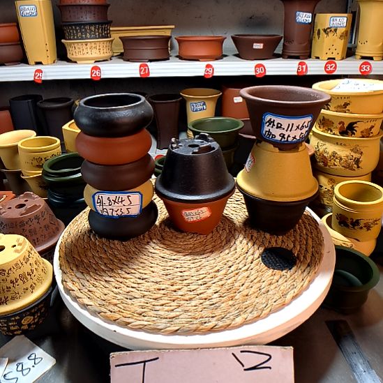 宜兴紫砂花盆26765