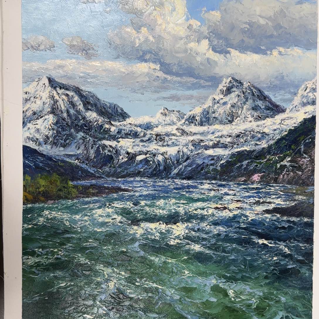 油画加油加油努力加油加油