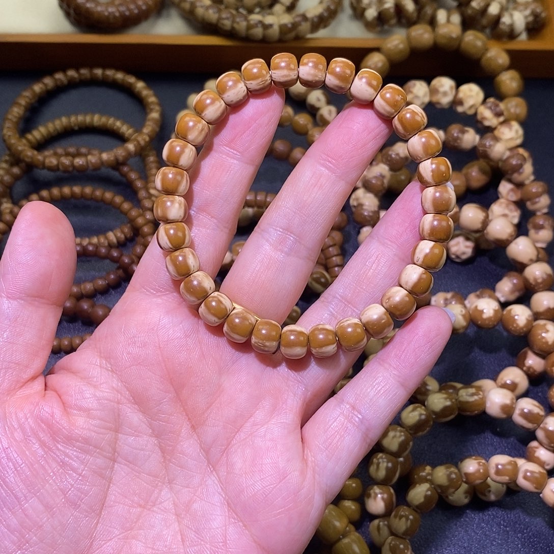 乘***浪手串紫金鼠8.7三花纯实心老型紫金鼠手串