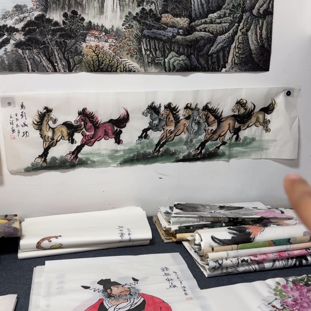 国画晓彤美术馆直播间