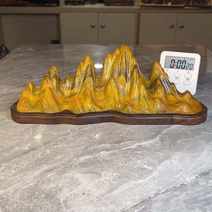 触***间奇石茶宠鱼缸文房摆件