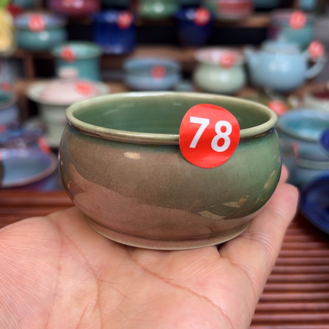 手工制作钧窑茶器