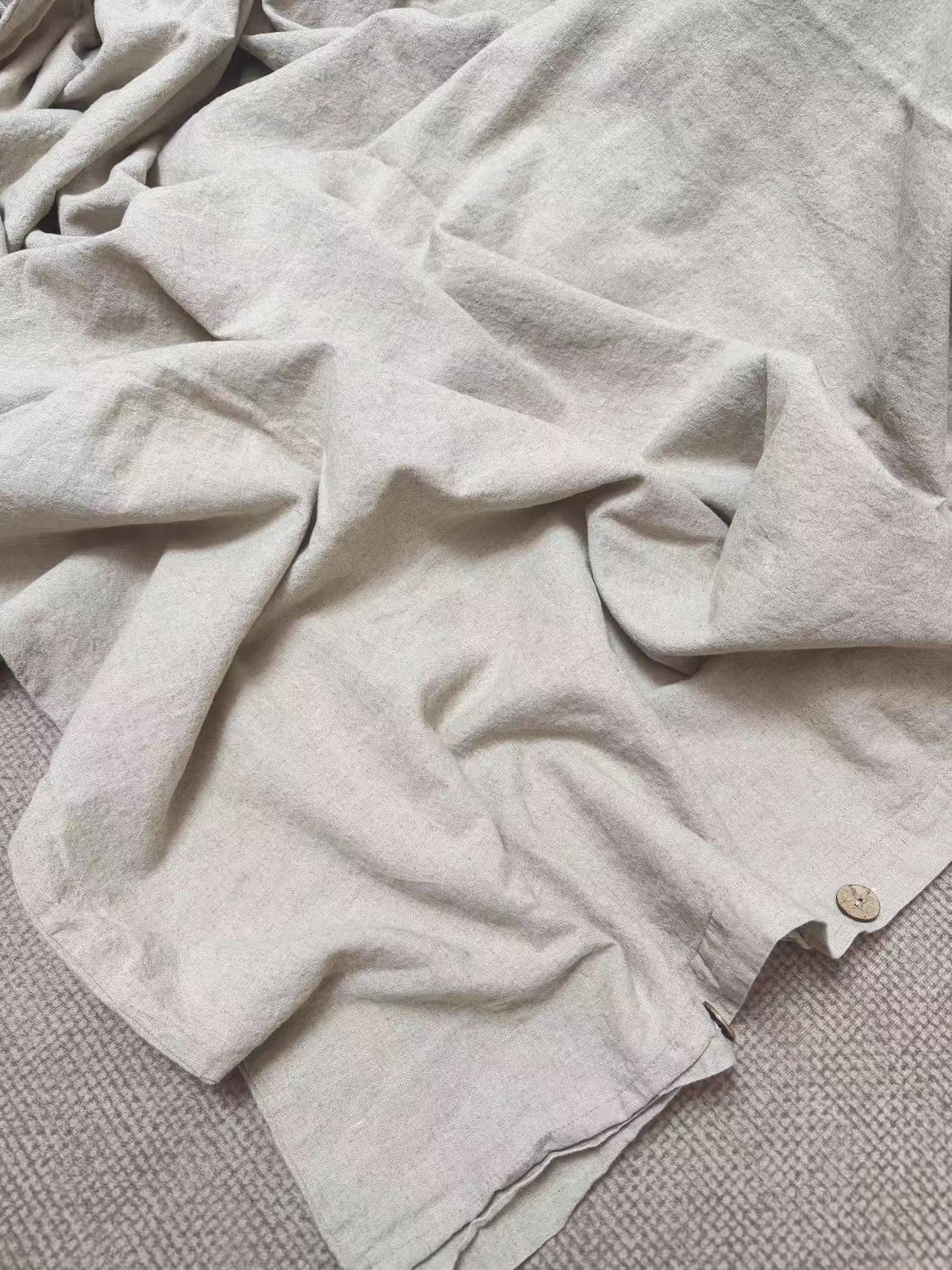 《罗布主角》定制款高货高含量罗布麻➕汉麻雨露椰壳扣单人被套