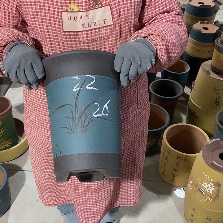 紫砂花盆紫砂花盆