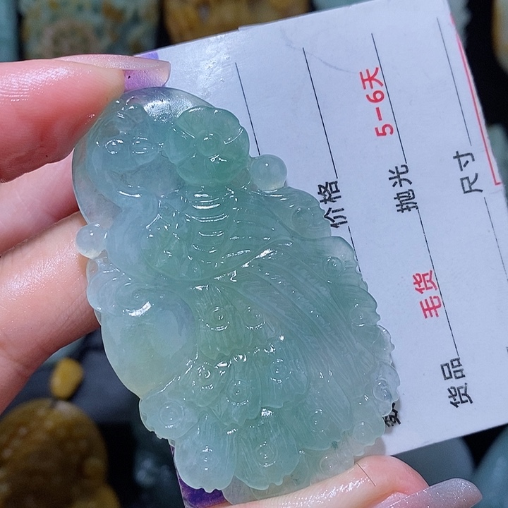 定制翡翠未镶嵌旭*翡翠