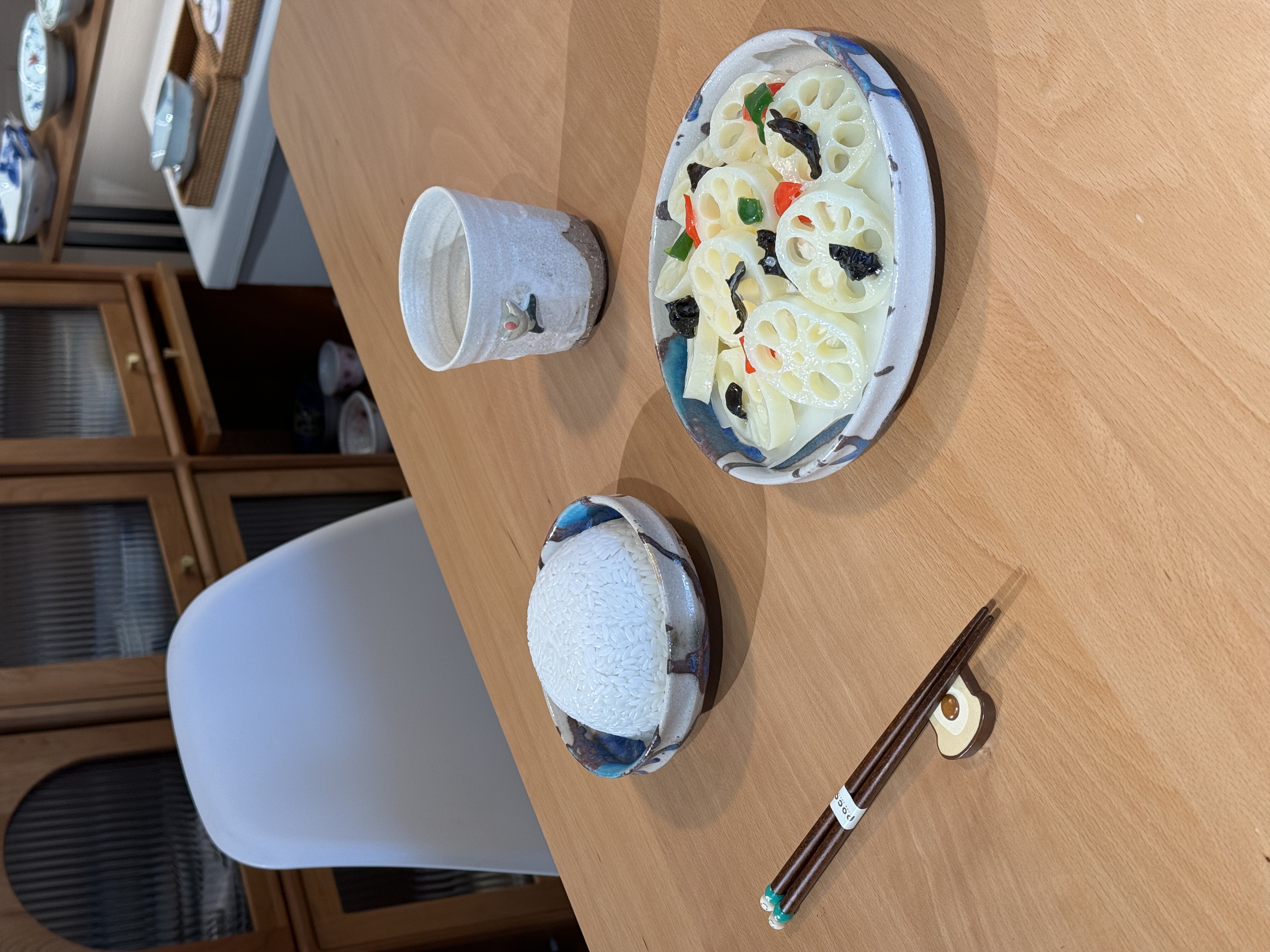 日本进口家用创意陶瓷餐具共5件套餐T012