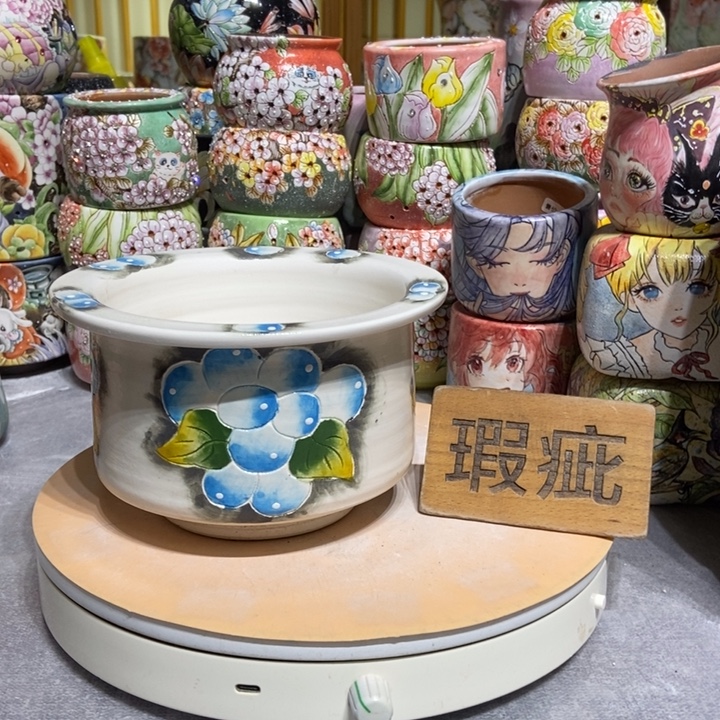 景德镇艺术手绘作品