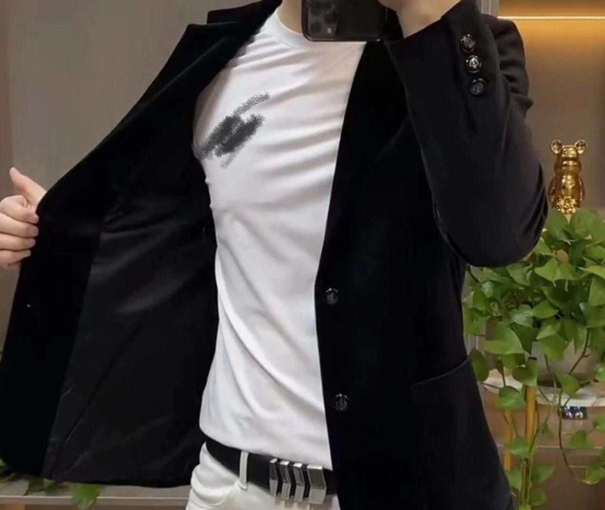 常规款修身春季常规袖西服上装商务男士韩版套装男装上衣百搭