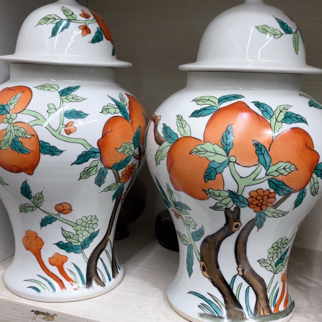 摆件手绘陶瓷作品欣赏