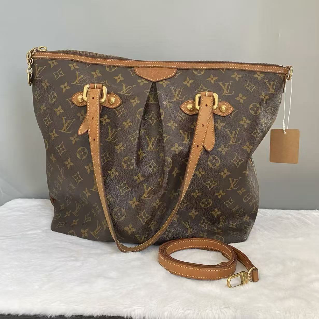 95新 LouisVuitton/路易威登 路易威登老花派拉蒙大号