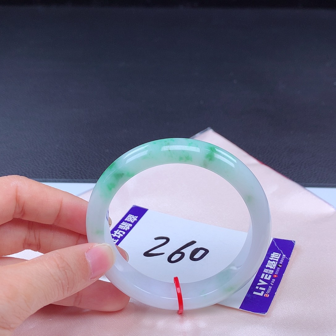 翡翠手镯未镶嵌手镯001857