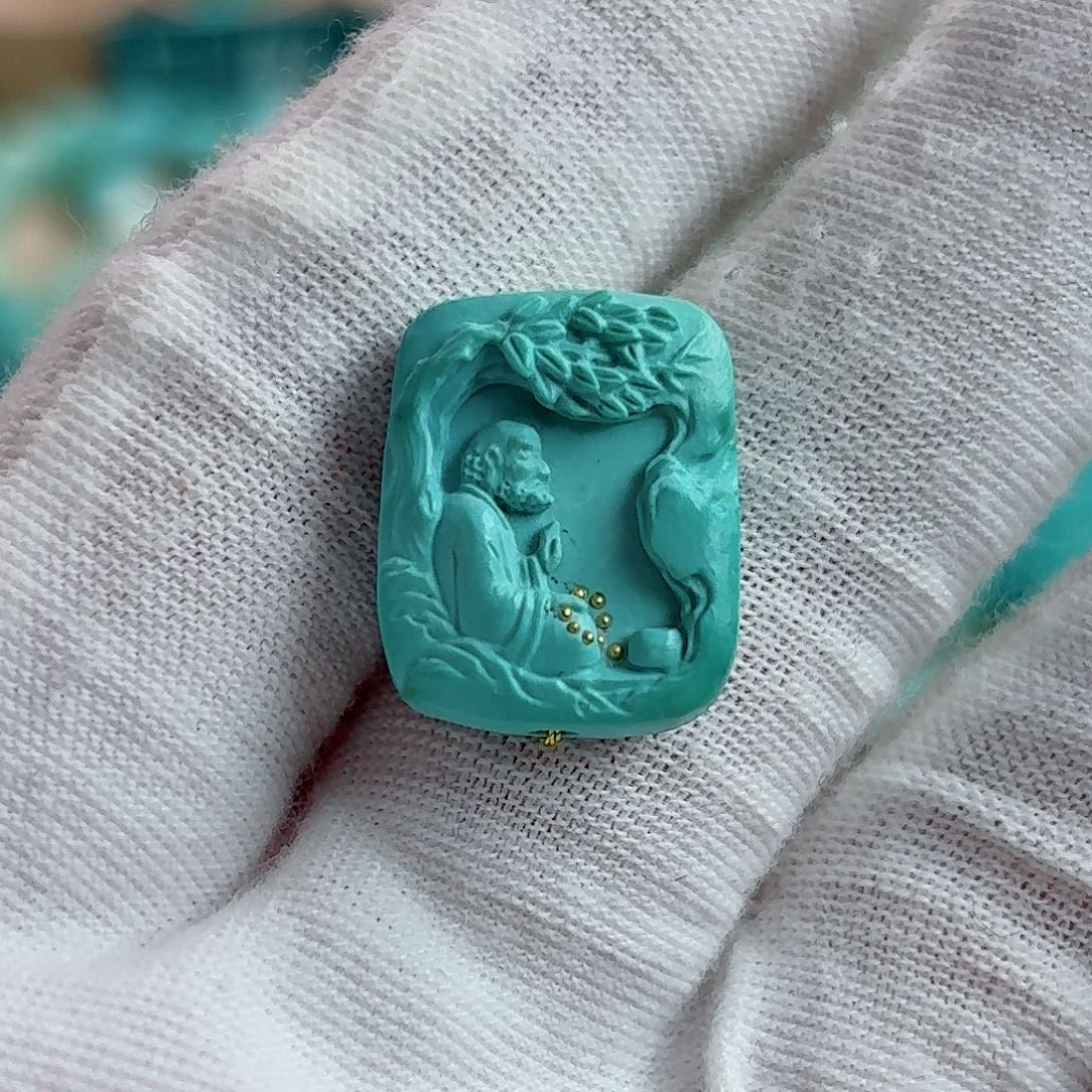 绿松石未镶嵌珠宝奇石