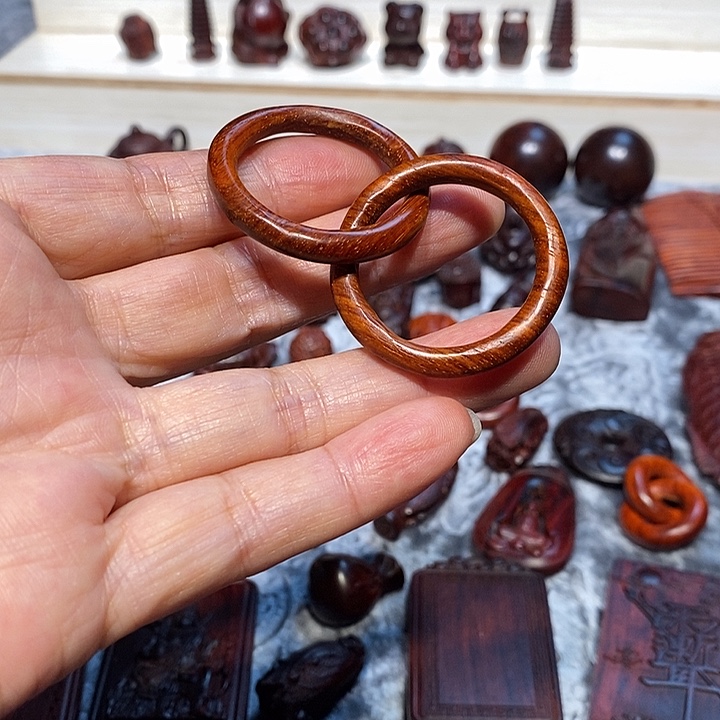 把件小叶紫檀用****1印度小叶紫檀手把件