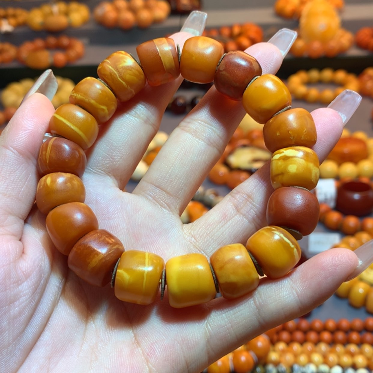 【闪购商品】未镶嵌蜜蜡手串?*蜜蜡