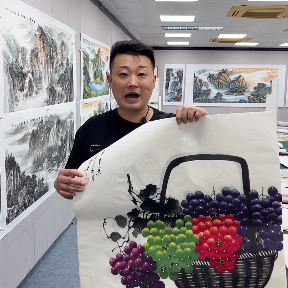 国画国画作品宣纸纯手绘