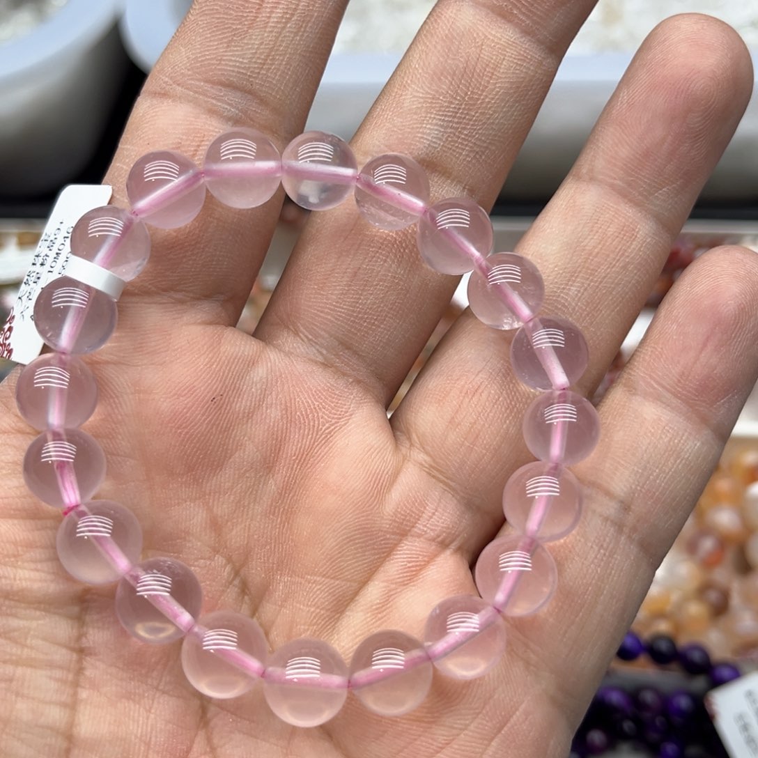 水晶手链未镶嵌粉水晶