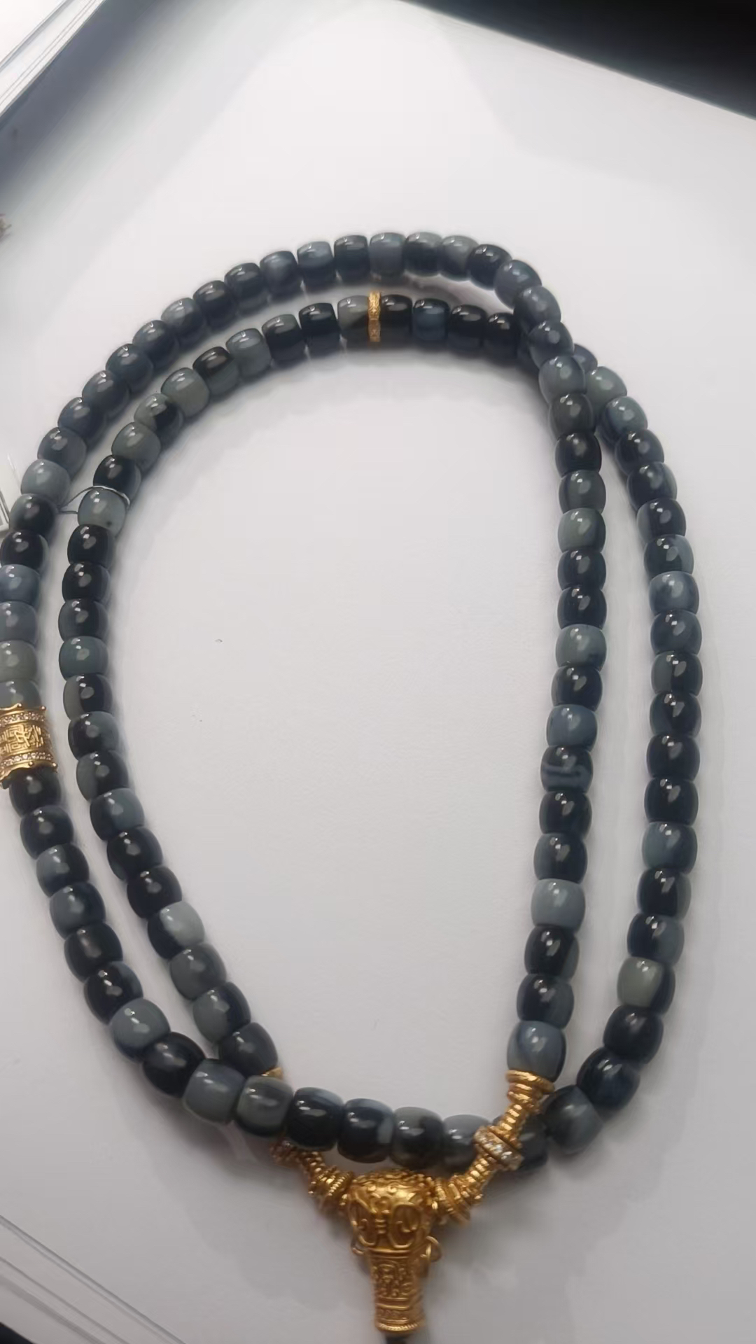 和田玉多圈手串多样性发一078