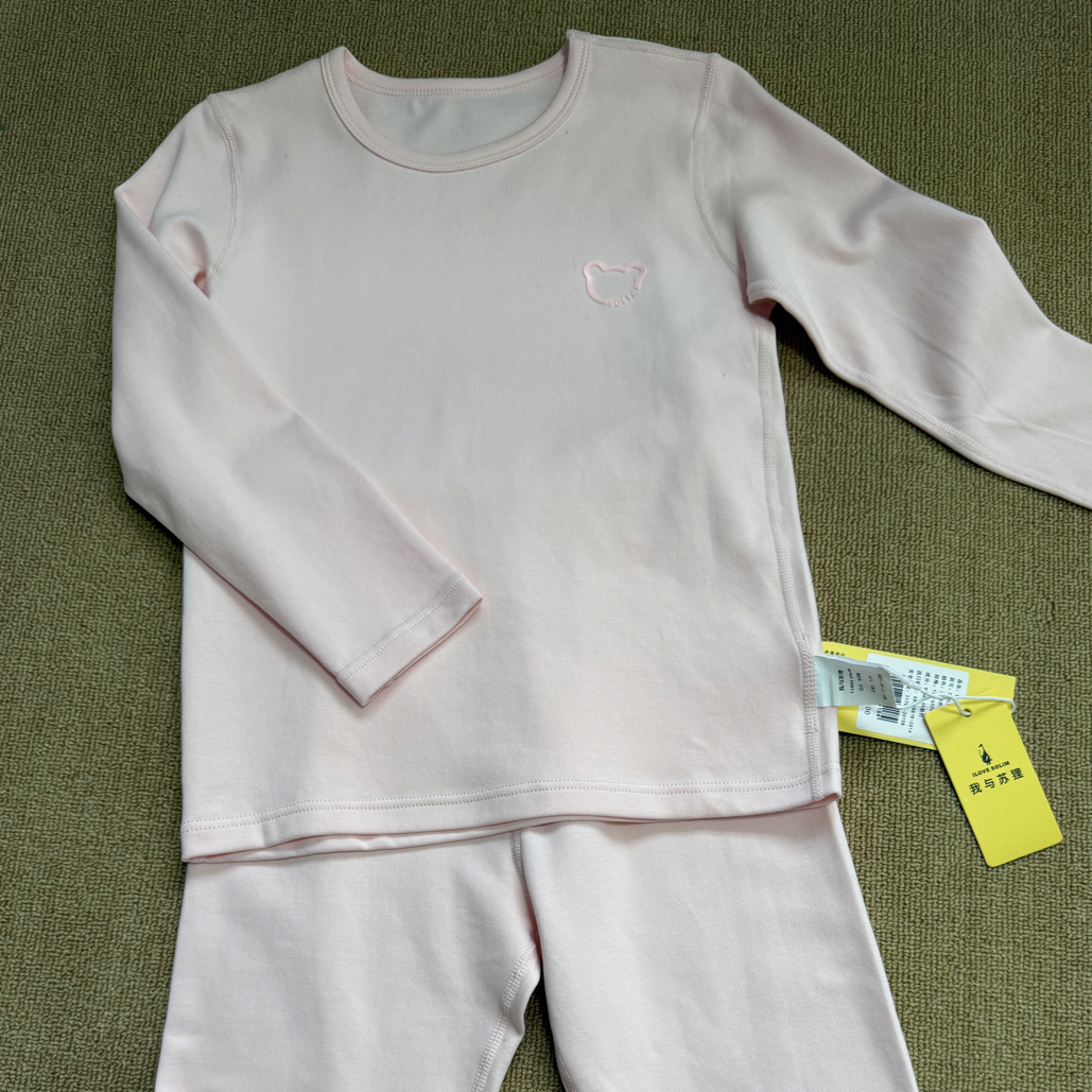 5616粉色熊家居服套装