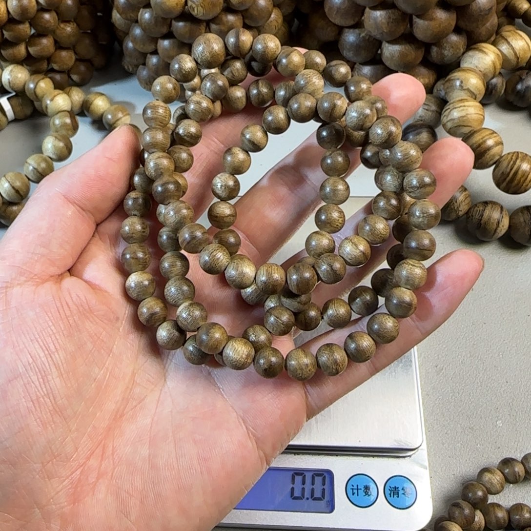 沉香香囊沉香达拉干虎斑纹0.9尺寸