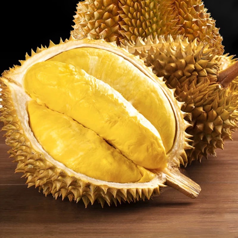 【晨晨】2.泰国进口金枕榴莲带壳新鲜催熟吃生切没售后包巴掌榴莲